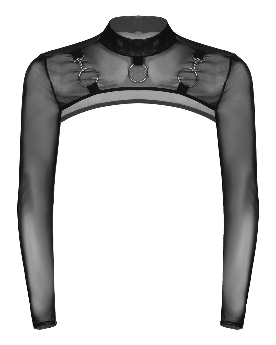 Mesh Short Crop Top