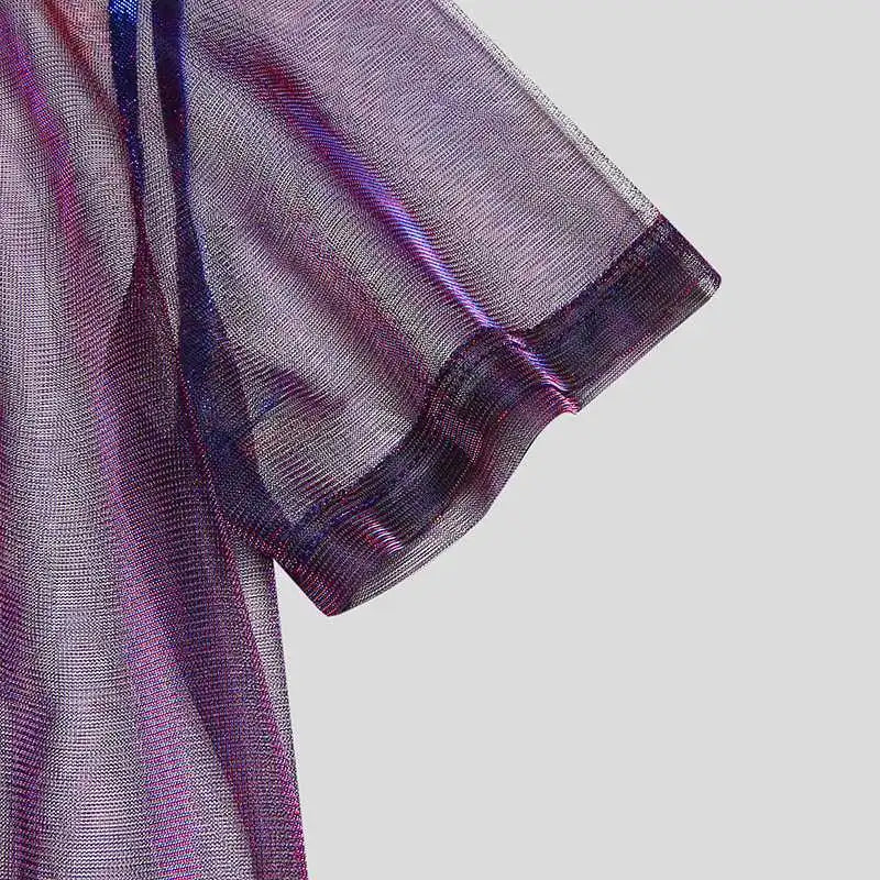 Glossy Mesh Shirt