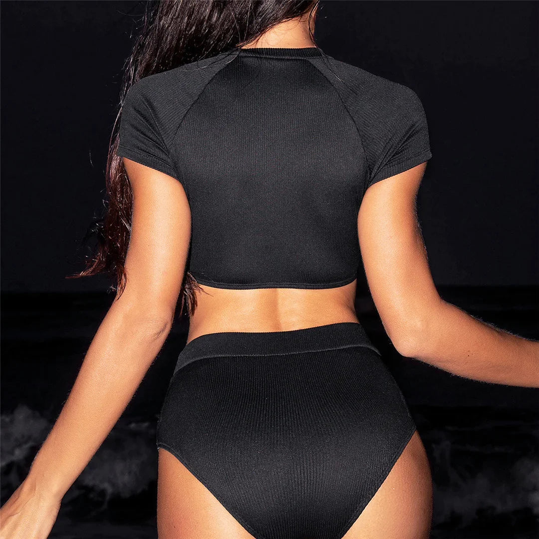 Contrast Trim Swimwear