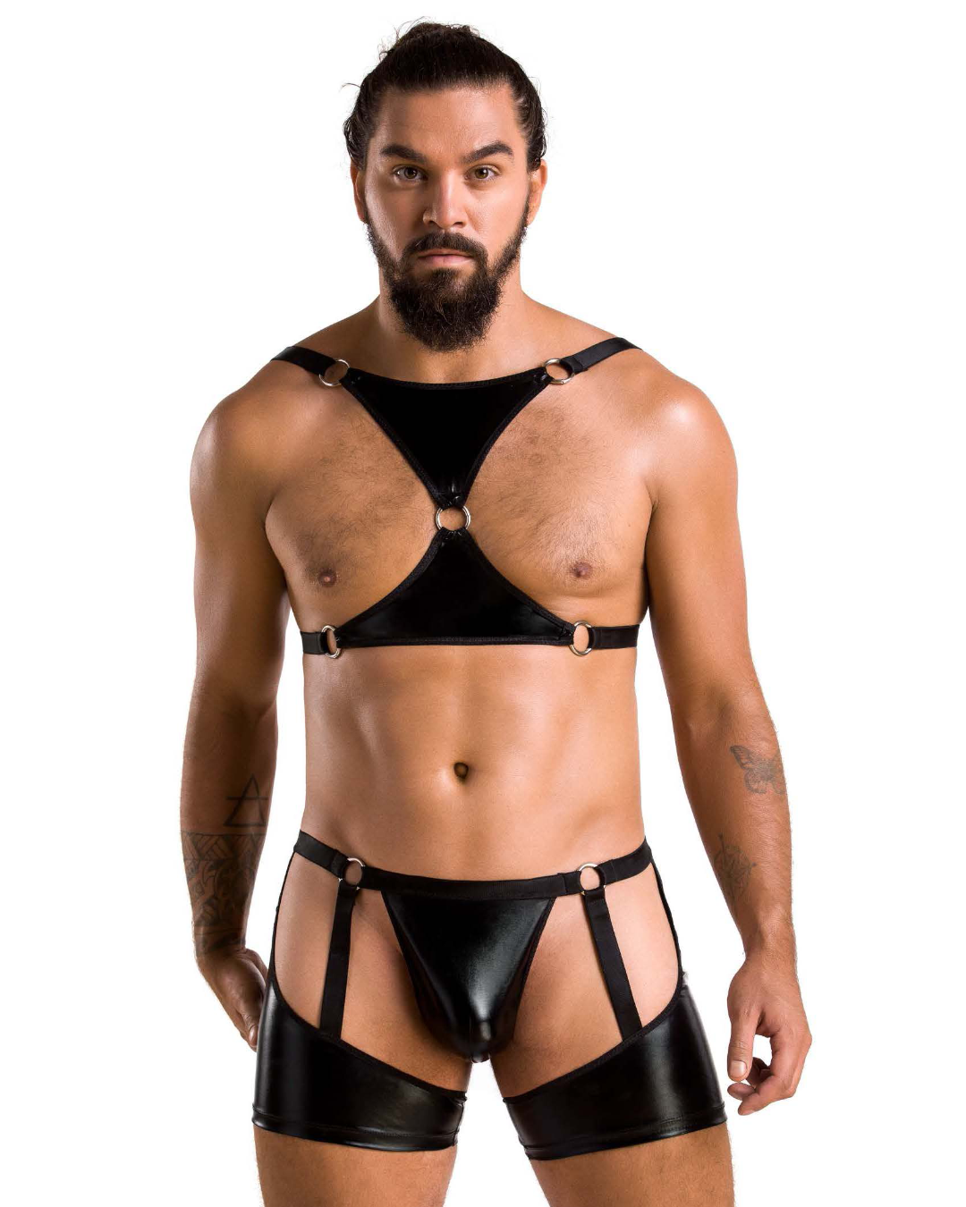 Leather Look Geo Set